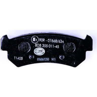 Hella | Bremsbelagsatz, Scheibenbremse | 8DB 355 011-451