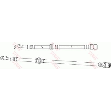 TRW | Bremsschlauch | PHD991
