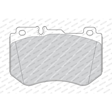 Ferodo | Bremsbelagsatz, Scheibenbremse | FDB4607