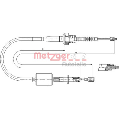 18.2522 Seilzug, Kupplungsbetätigung 18.2522 Seilzug, Kupplungsbetätigung