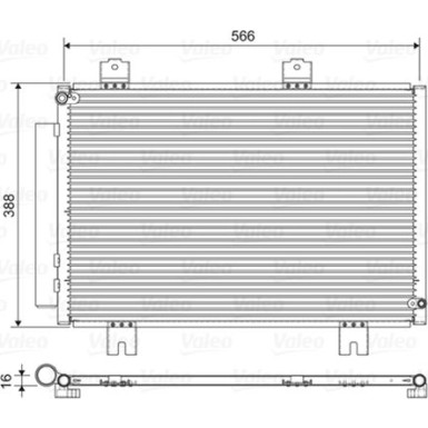 Valeo | Kondensator, Klimaanlage | 822594 Valeo | Kondensator, Klimaanlage | 822594