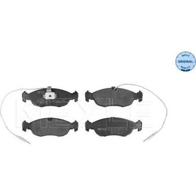 Meyle Bremsbelagsatz, Scheibenbremse MEYLE-ORIGINAL: True to OE 025 214 3017/W