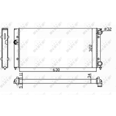 54664 Kühler, Motorkühlung