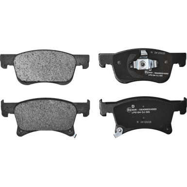 Delphi | Bremsbelagsatz, Scheibenbremse | LP3164