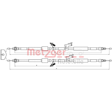10.5452 Seilzug, Feststellbremse