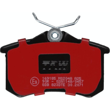 TRW Bremsbelagsatz, Scheibenbremse DTEC COTEC GDB823DTE