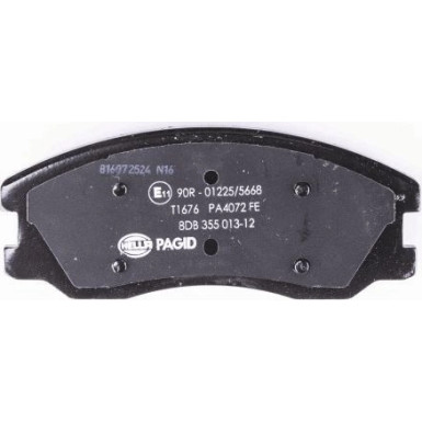 Hella Pagid | Bremsbelagsatz, Scheibenbremse | 8DB 355 013-121