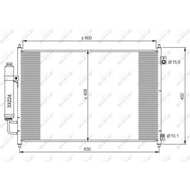 35873 Kondensator, Klimaanlage EASY FIT