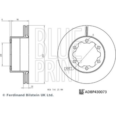 Blue Print | Bremsscheibe | ADBP430073