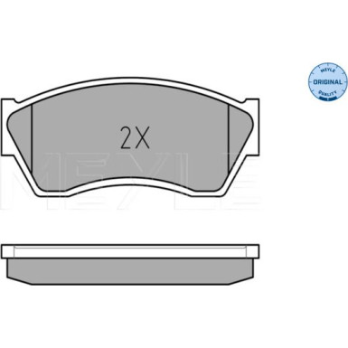 Meyle Bremsbelagsatz, Scheibenbremse MEYLE-ORIGINAL: True to OE 025 213 3314/W