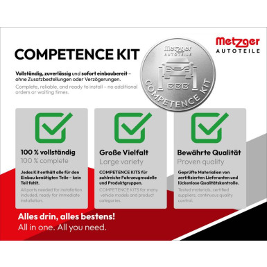 Metzger | Reparatursatz, Querlenker | 59000548