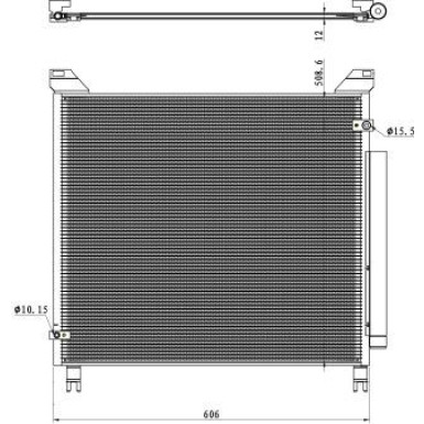 350499 Kondensator, Klimaanlage EASY FIT 350499 Kondensator, Klimaanlage EASY FIT