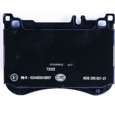 Hella | Bremsbelagsatz, Scheibenbremse | 8DB 355 021-211