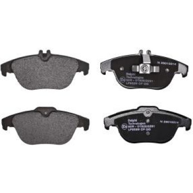 Delphi Bremsbelagsatz, Scheibenbremse LP2029