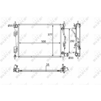 58556 Kühler, Motorkühlung