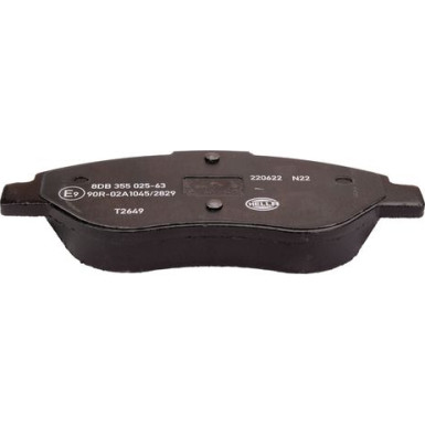 Hella | Bremsbelagsatz, Scheibenbremse | 8DB 355 025-631