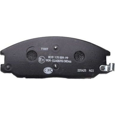 Hella | Bremsbelagsatz, Scheibenbremse | 8DB 355 009-991