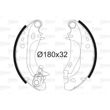 562453 Bremsbackensatz 562453 Bremsbackensatz