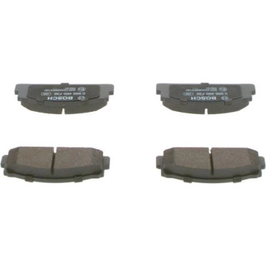 0 986 460 736 Bremsbelagsatz, Scheibenbremse