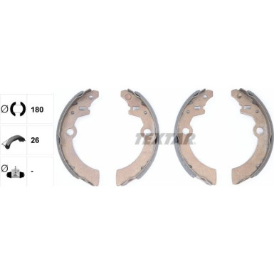 91058500 Bremsbackensatz