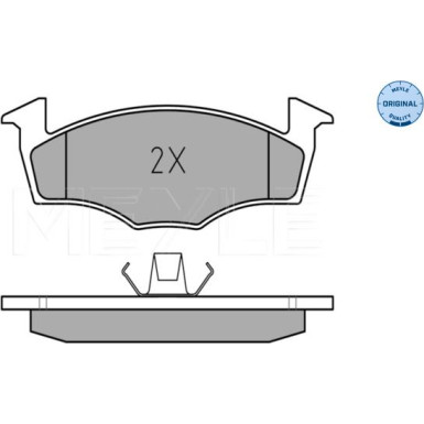 Meyle Bremsbelagsatz, Scheibenbremse MEYLE-ORIGINAL: True to OE 025 218 6617