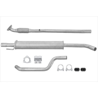 Hella | Mittelschalldämpfer | 8LC 366 024-781 Hella | Mittelschalldämpfer | 8LC 366 024-781