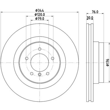 Hella | Bremsscheibe | 8DD 355 115-961