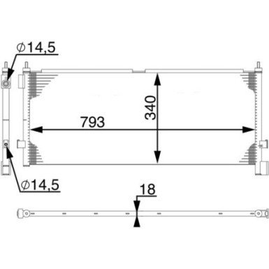 Mahle | Kondensator, Klimaanlage | AC 532 000S Mahle | Kondensator, Klimaanlage | AC 532 000S