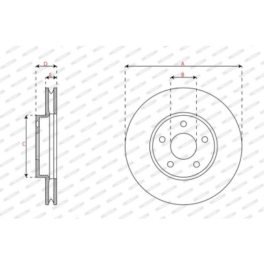 DDF3020C Bremsscheibe PREMIER