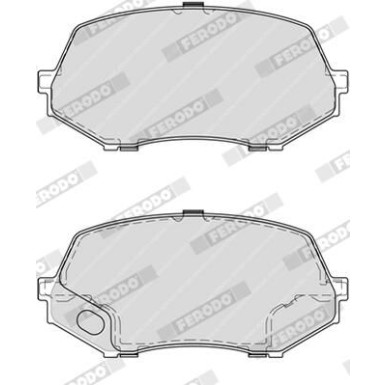 Ferodo | Bremsbelagsatz, Scheibenbremse | FVR4253