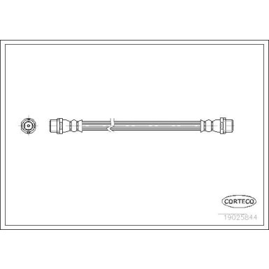 Corteco | Bremsschlauch | 19025844
