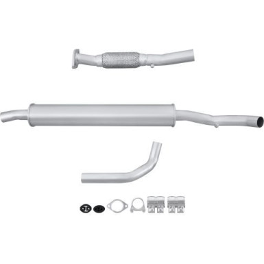 Hella | Mittelschalldämpfer | 8LC 366 023-871