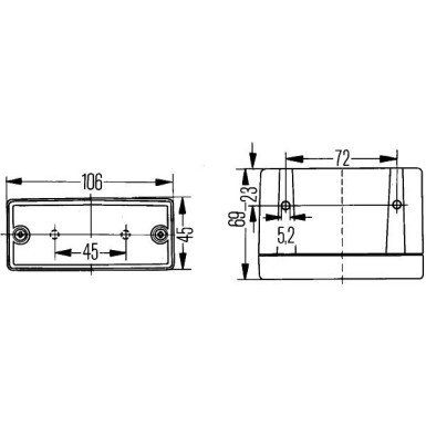 Hella | Rückfahrleuchte | 2ZR 006 609-081