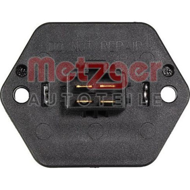 Metzger | Widerstand, Innenraumgebläse | 0917807