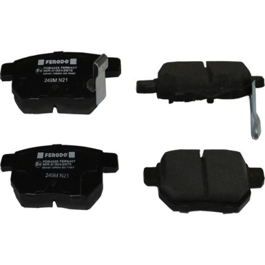 Ferodo | Bremsbelagsatz, Scheibenbremse | FDB4335