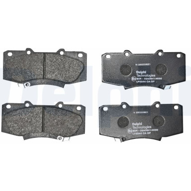 LP2244 Bremsbelagsatz, Scheibenbremse