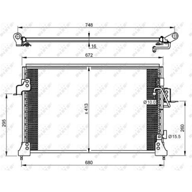 35754 Kondensator, Klimaanlage EASY FIT