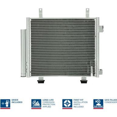 940193 Kondensator, Klimaanlage ** FIRST FIT **