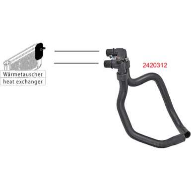 2420312 Heizungsschlauch 2420312 Heizungsschlauch