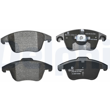 LP2100 Bremsbelagsatz, Scheibenbremse