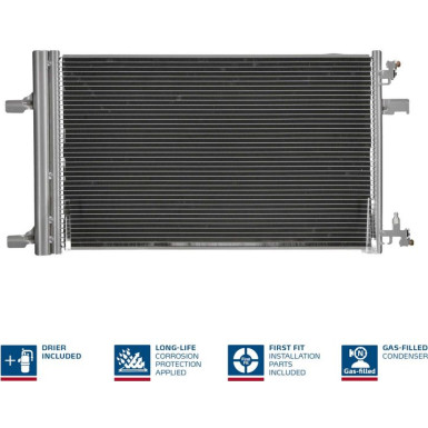 Nissens | Kondensator, Klimaanlage | 940135