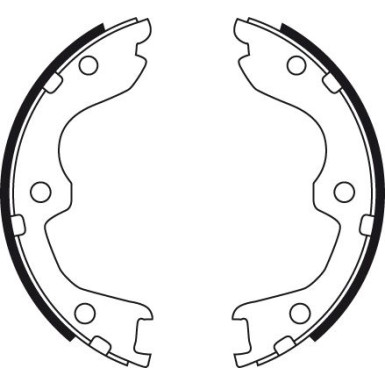 GS8730 Bremsbackensatz, Feststellbremse GS8730 Bremsbackensatz, Feststellbremse