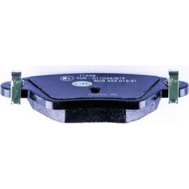 Hella | Bremsbelagsatz, Scheibenbremse | 8DB 355 012-211