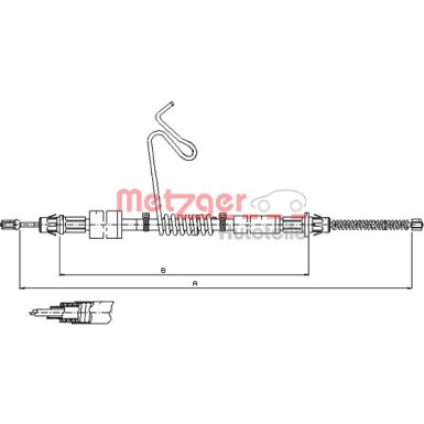 11.5669 Seilzug, Feststellbremse