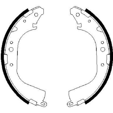 0 986 487 354 Bremsbackensatz 0 986 487 354 Bremsbackensatz