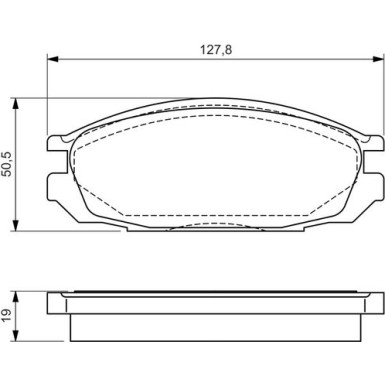 0 986 461 133 Bremsbelagsatz, Scheibenbremse 0 986 461 133 Bremsbelagsatz, Scheibenbremse