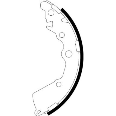 91083000 Bremsbackensatz 91083000 Bremsbackensatz