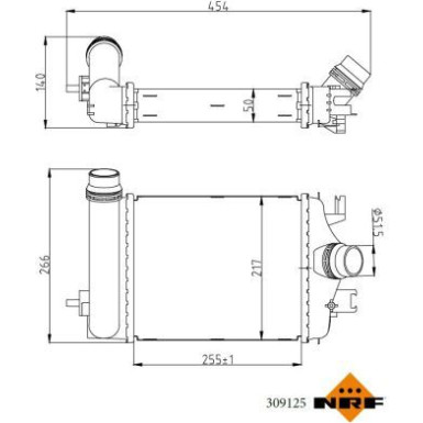 309125 Ladeluftkühler 309125 Ladeluftkühler