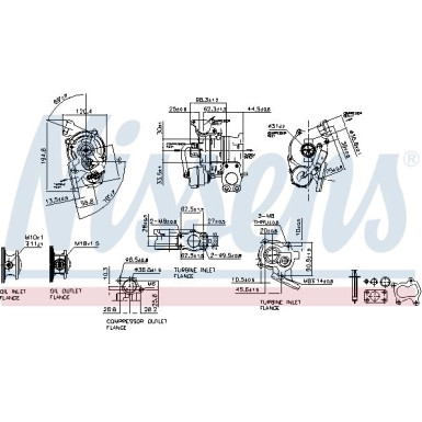 Nissens Turbolader 93132