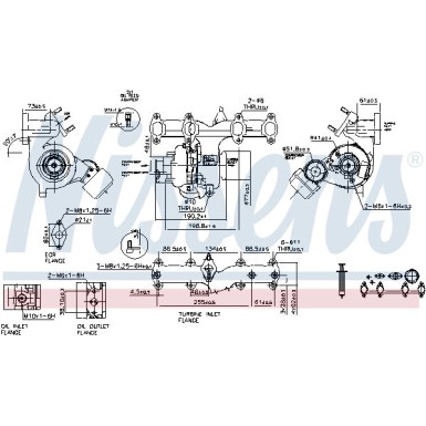 Nissens Turbolader 93172